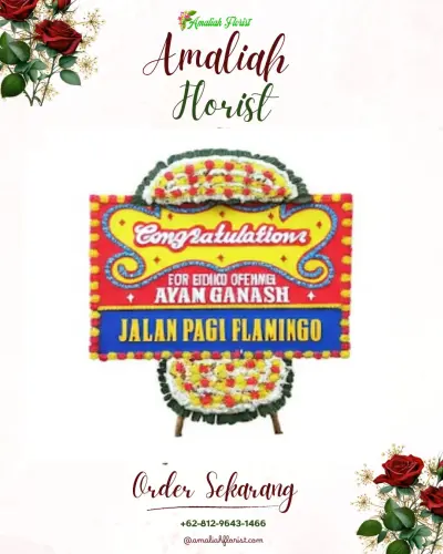 Bunga Papan Congratulation di Balokang
